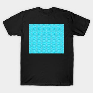 Aquamarine Aesthetic Abstract Watercolor Series Pattern 5 T-Shirt